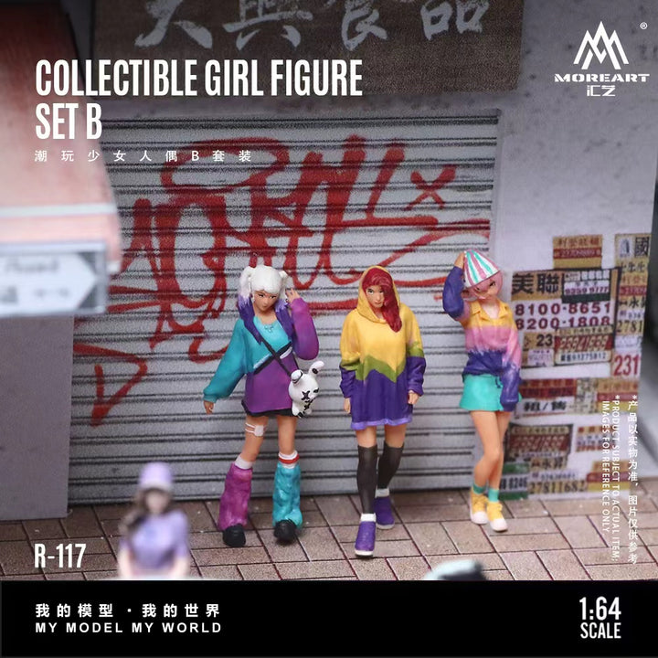 [Preorder] MoreArt 1:64 COLLECTIBLE GIRL FIGURE SET B MO223117
