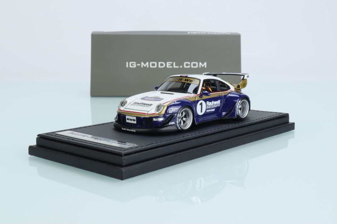 Ignition Model 1:43 RWB 993 White/Gold/Blue IG2171