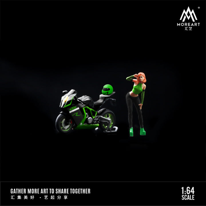 [Preorder] MoreArt 1:64 Fashion Beauty Motorcycle Doll