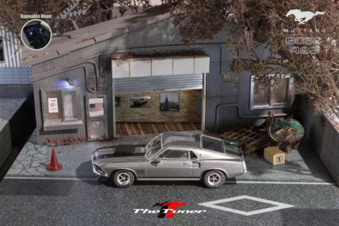 [Preorder] The Tuner 1:64 Ford Mustang 1st generation 1969 7.0L V8 Mustang Boss 429 American muscle car (3 Colours)