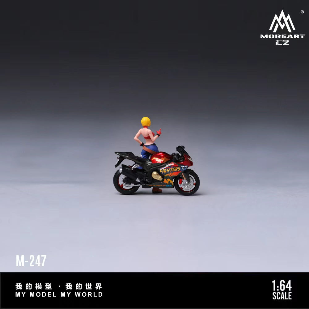 [Preorder] MoreArt 1:64 King of Fighters Motorcycle Doll Set MO2222457