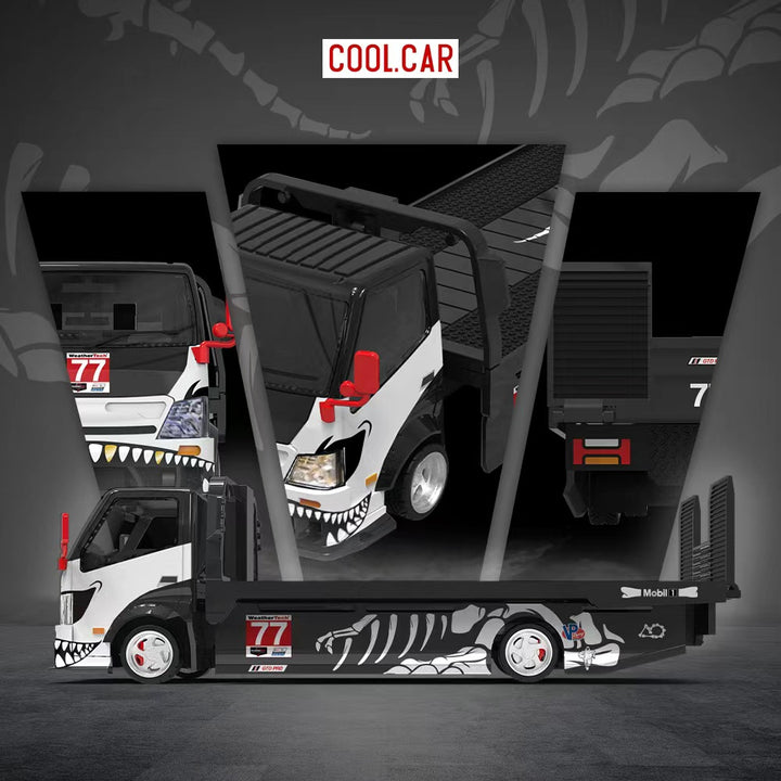 Cool Car 1:64 Hino H300 Flatbed Trailer - Bone Dragon 