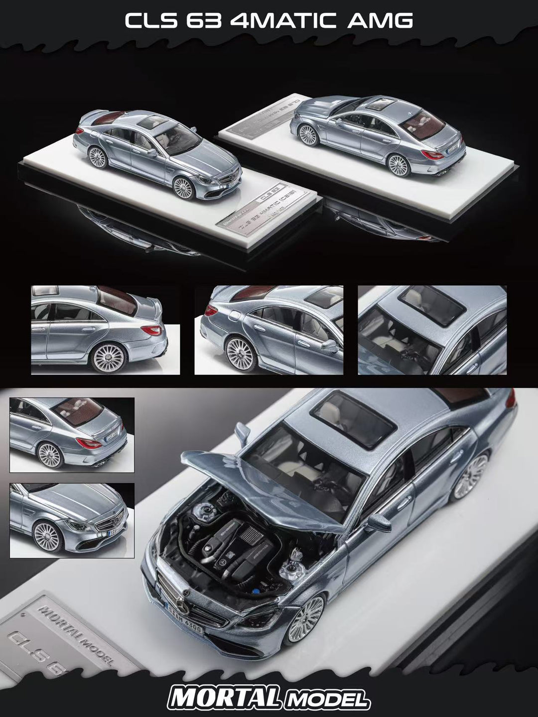 [Preorder] Mortal 1:64 Mercedes Benz CLS64 4MATIC AMG (2 Colours)