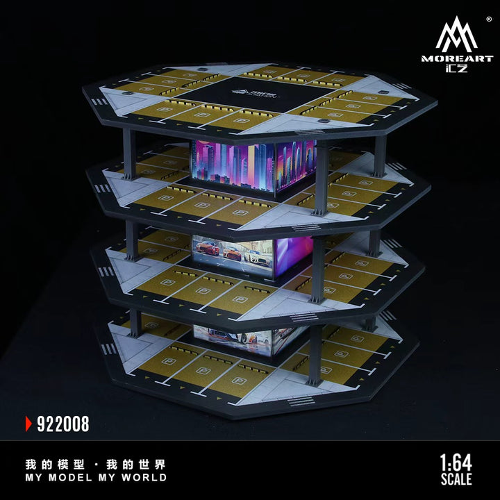 [Preorder] MoreArt 1:64 OCTAGONAL TOWER PARKING LOT 02 MODEL MO922008