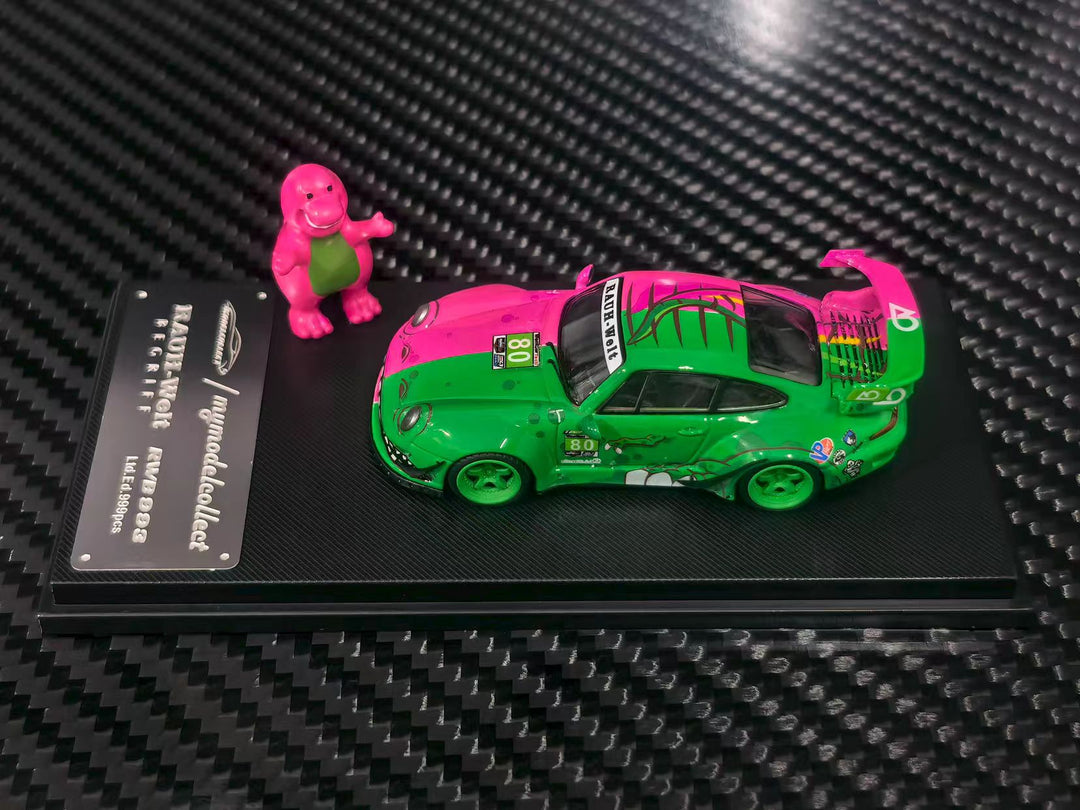 [Preorder] Model Collect 1:64 Porsche RWB993 High Wing Dragon Livery with Small Dragon MC640023M
