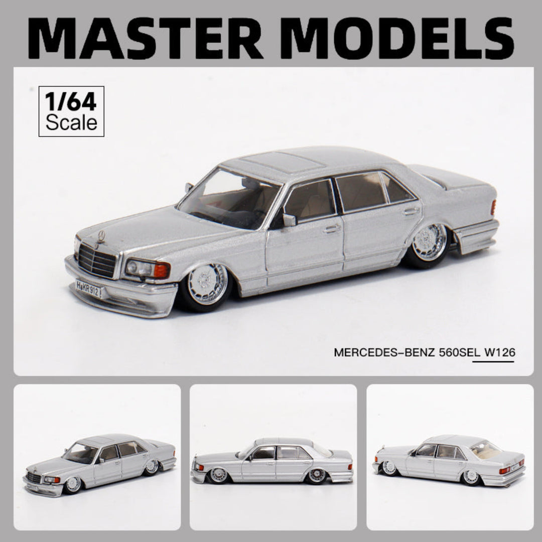 [Preorder] Master Model 1:64 Mercedes-Benz 560SEL W126 S Class (10 Versions)