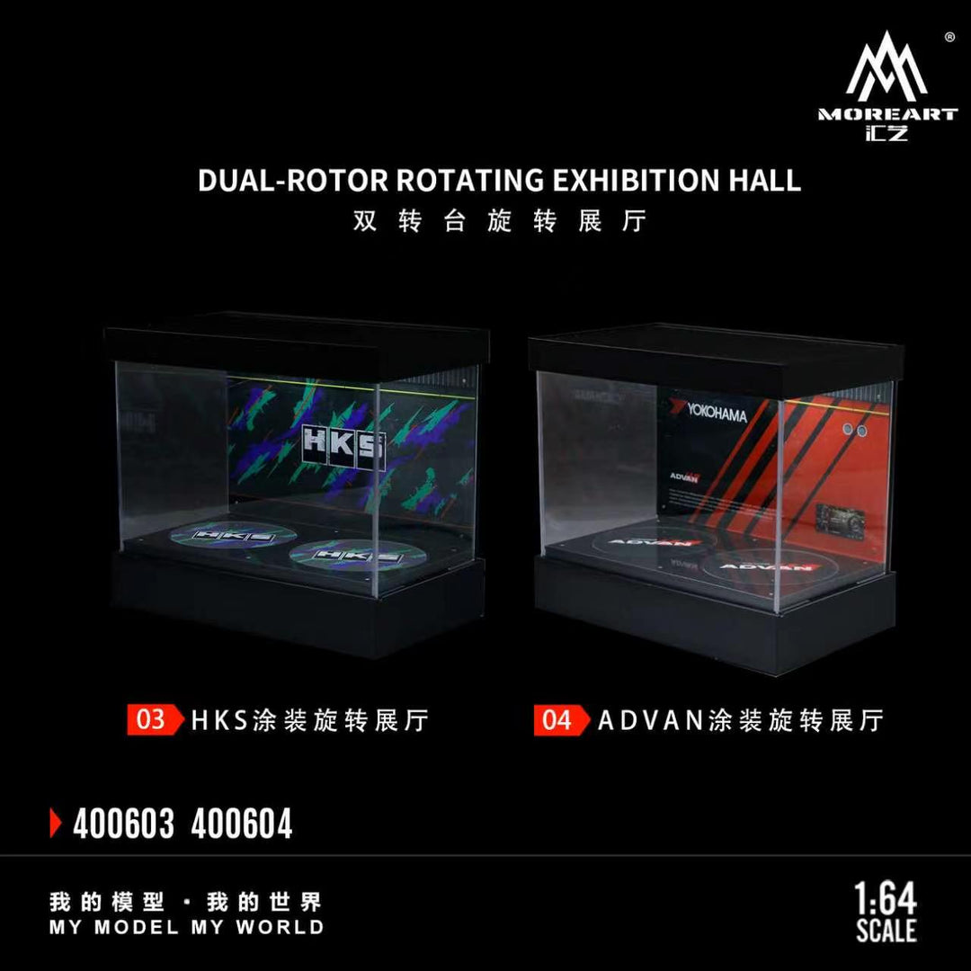 [Preorder] MoreArt 1:64 DUAL-ROTOR ROTATING EXHIBITION HALL (2 Version) MO400603/ MO400604