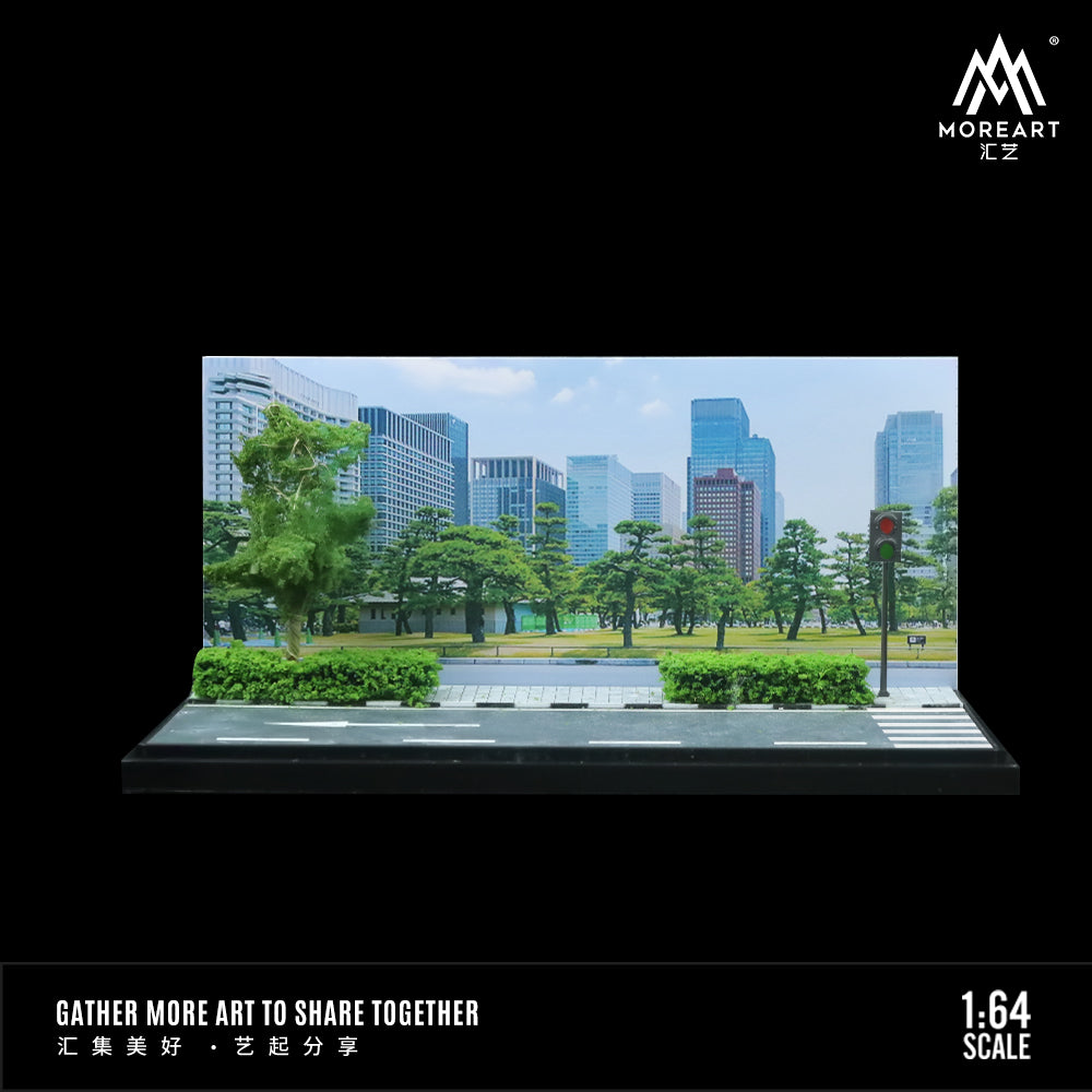 [Preorder] MoreArt 1:64 CITY PARK HIGHWAY SCENE MODEL