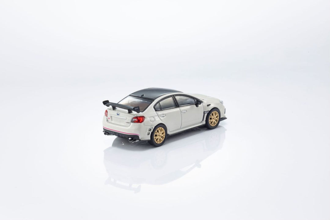 [Preorder] Kyosho 1:64 SUBARU WRX STI  MINI CAR & BOOK - White