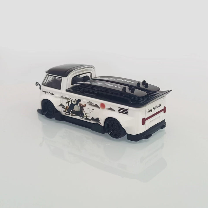 LMLF Model 1:64 Volkswagen T1 Widebody Pickup Truck - Kung Fu Panda