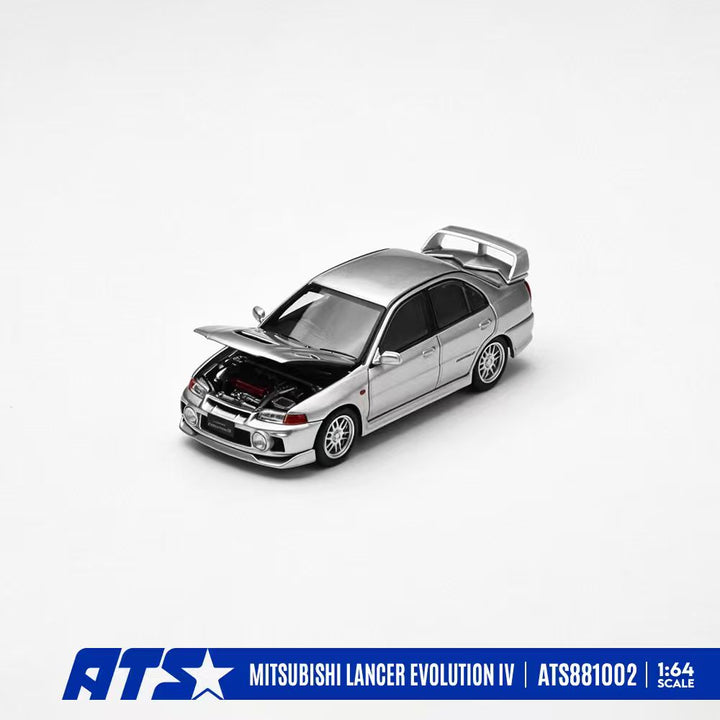 [Preorder] ATS Model 1:64 MITSUBISHI LANCER EVOLUTION IV SILVER ATS881002