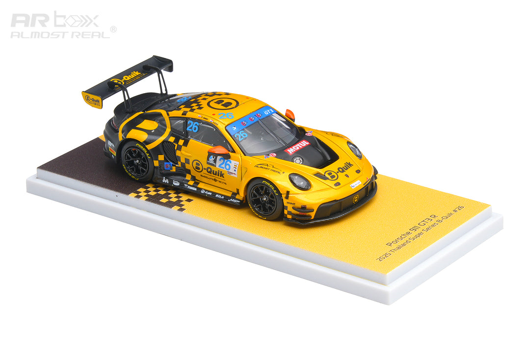 [Preorder] AR Box 1:64 Porsche 911 GT3 R 2025 Thailand Super Series B-Quik Absolute Racing 