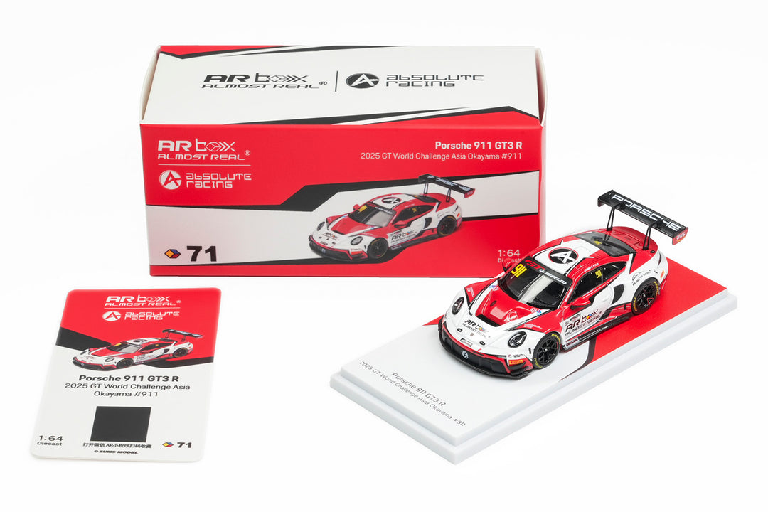 [Preorder] AR Box 1:64 Porsche 911 GT3 R 2025 GT World Challenge Asia Okayama 