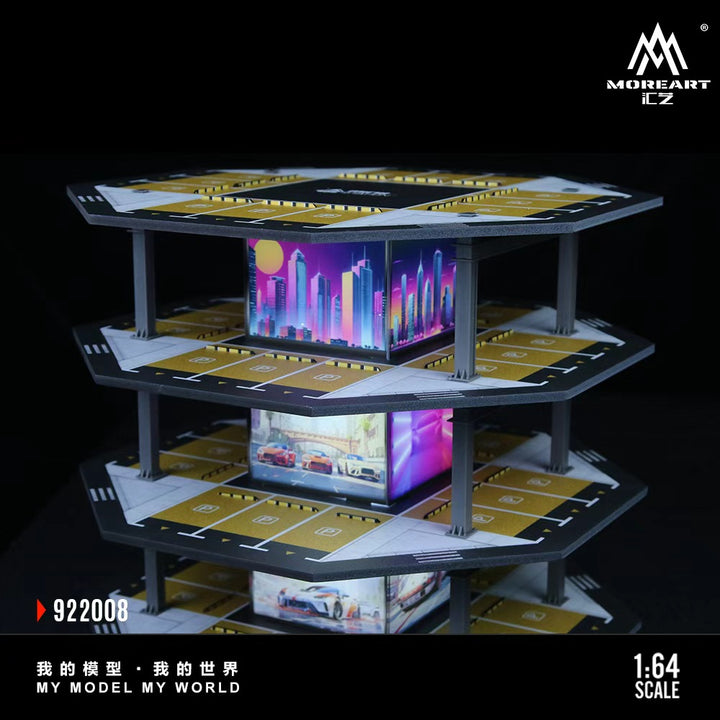 [Preorder] MoreArt 1:64 OCTAGONAL TOWER PARKING LOT 02 MODEL MO922008
