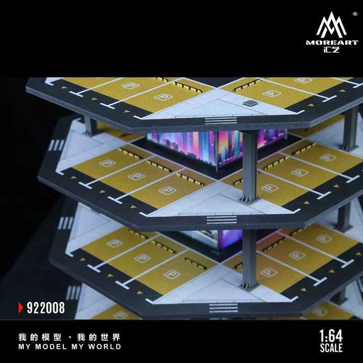 [Preorder] MoreArt 1:64 OCTAGONAL TOWER PARKING LOT 02 MODEL MO922008