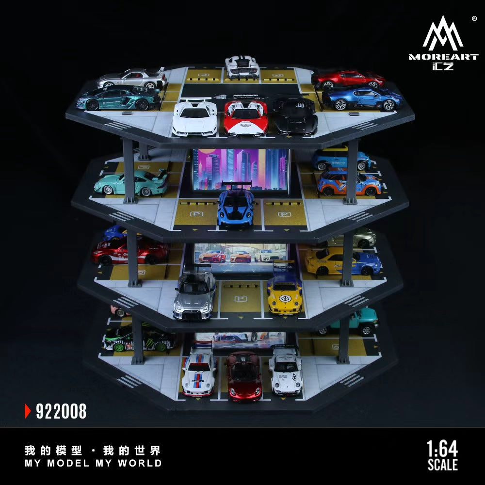 [Preorder] MoreArt 1:64 OCTAGONAL TOWER PARKING LOT 02 MODEL MO922008