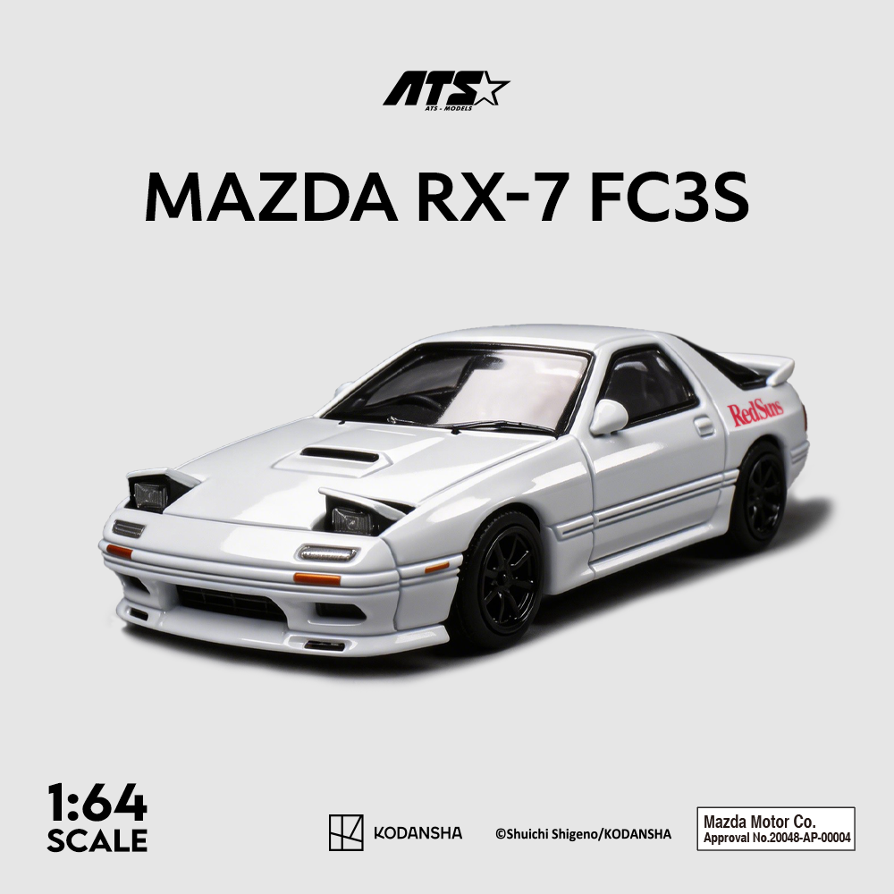 [Preorder] ATS Model 1:64 MAZDA RX-7 FC3S - Initial D ATS880204
