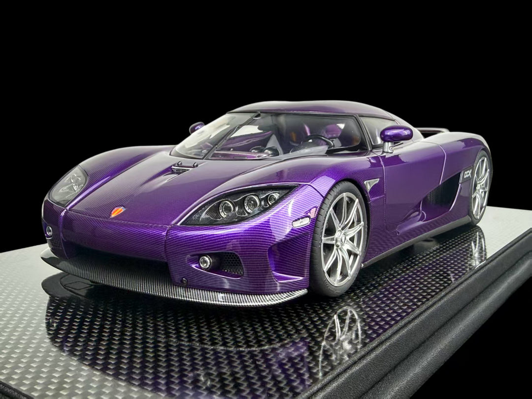 [Preorder] Frontiart 1:18 Koenigsegg CCX  Carbon Purple
