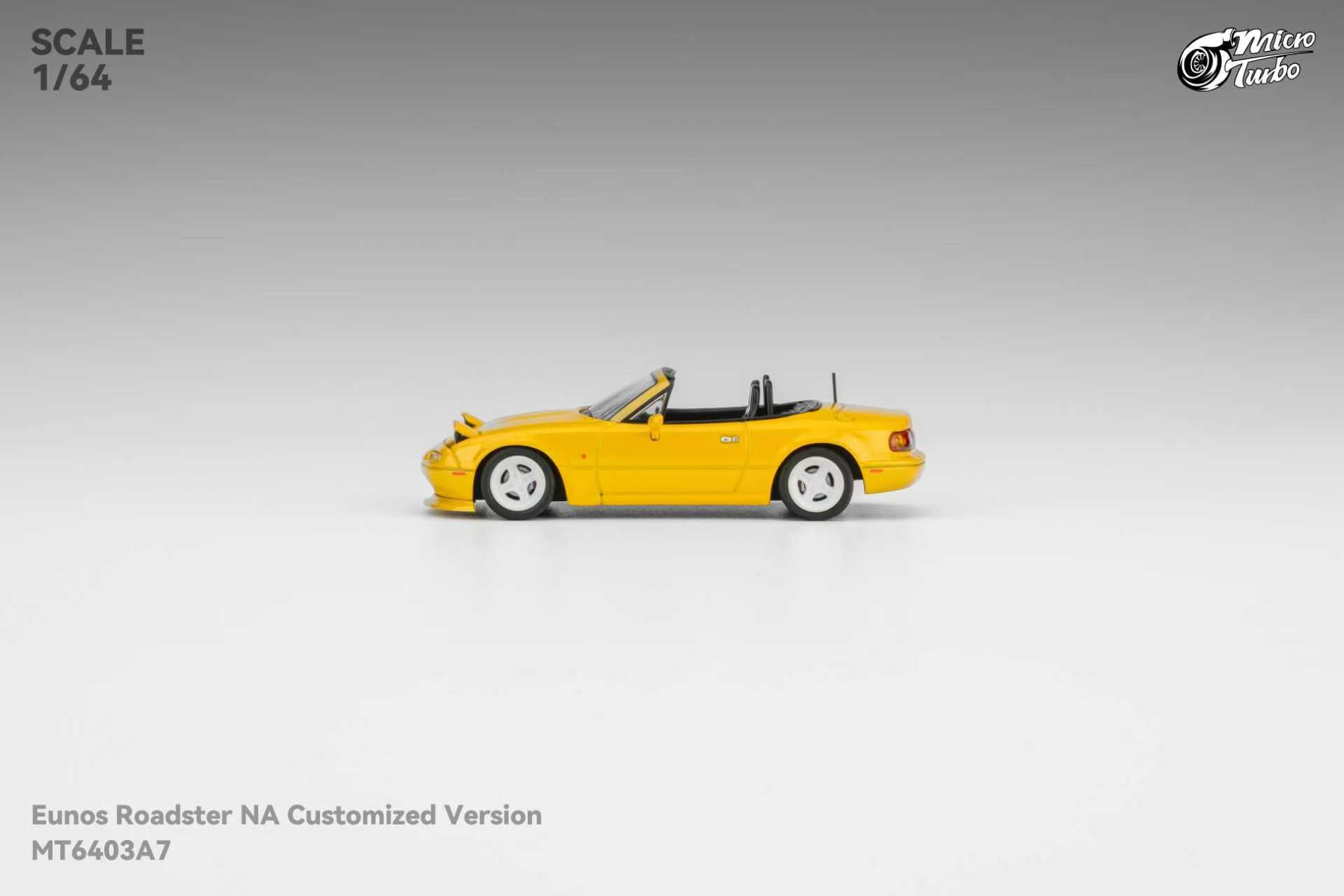 Preorder] Microturbo 1:64 Mazda MX5 - Metallic Yellow MT6403A7