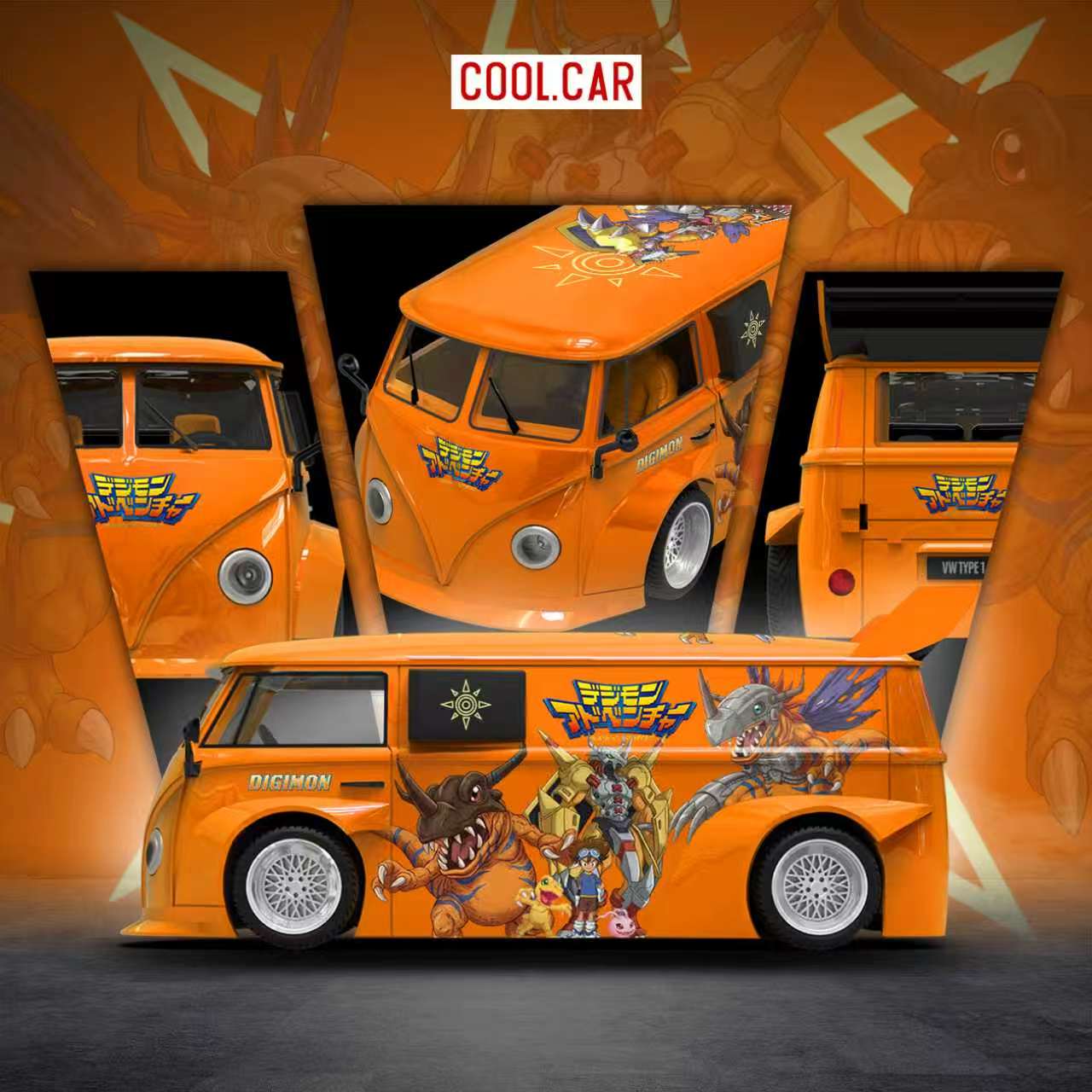 Preorder] Cool Car 1:64 Volkswagen TI PICKUP Digimon CC642956