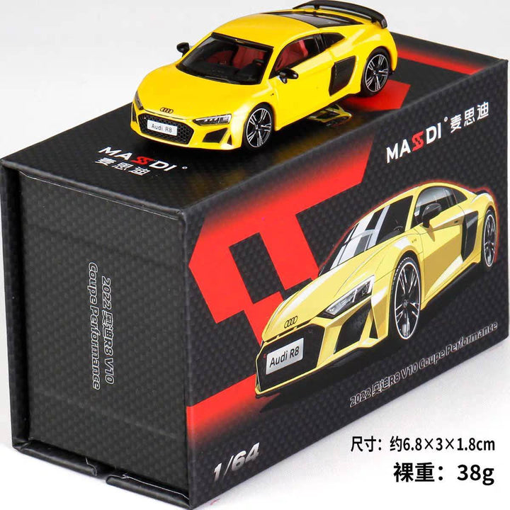 Masdi 1:64 Audi R8 V10 Coupe Performance 2022 (8 Colours)
