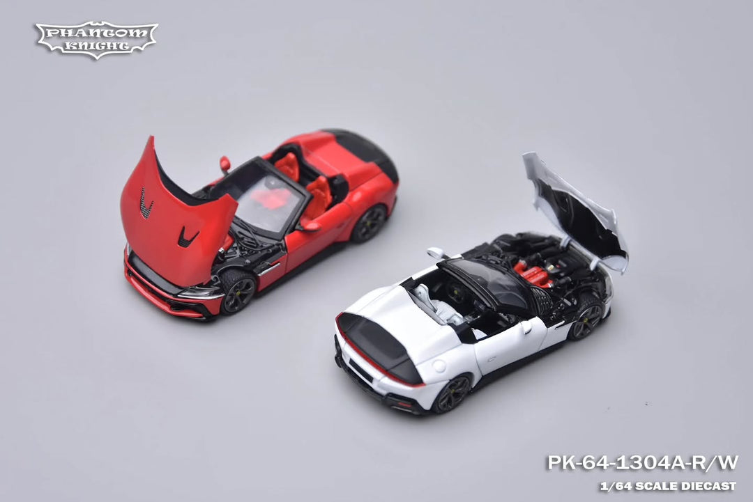 Phantom Knight 1:64 Ferrari 12 Spider Roadster (2 Colours)