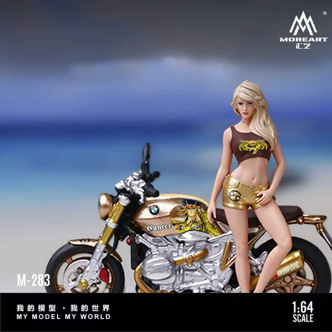 [Preorder] MoreArt 1:64 CANCER DECAL BEAUTY RIDER FIGURE SET MO222283