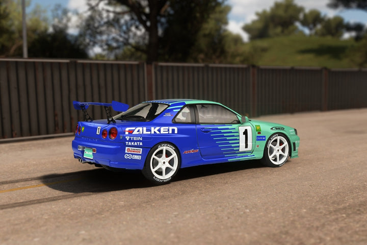 Fast Speed 1:64 Nissan Skyline GT-R R34 5th generation BNR34 - Falken #1