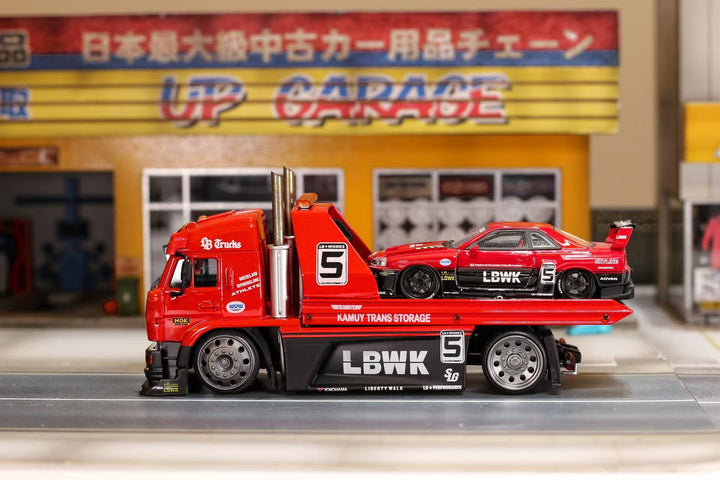 [Preorder] Street Weapon 1:64 KamaZ Modified Trailer LBWK (2 Colours)
