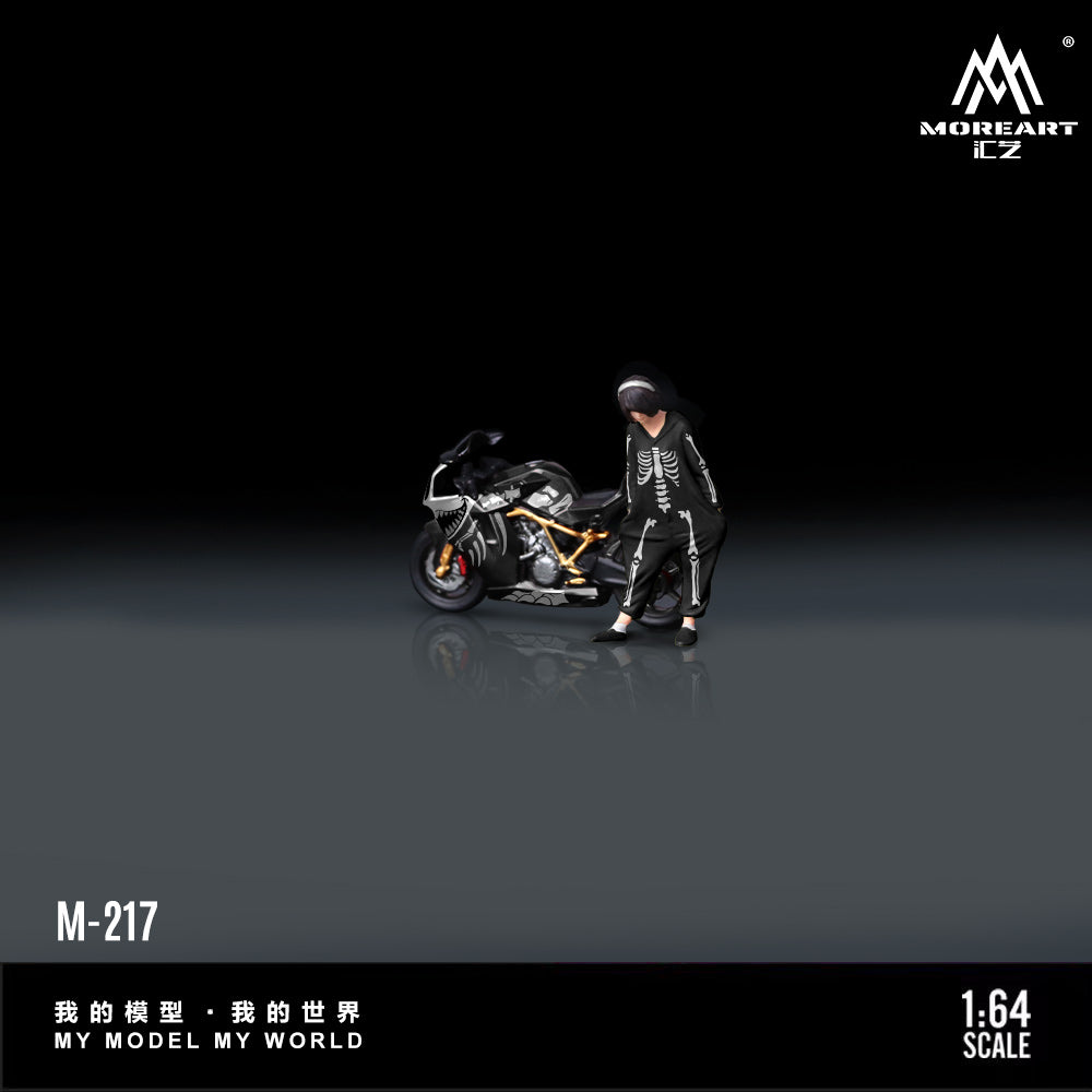 [Preorder] MoreArt 1:64 KTM1190 HUAGU DRAGON MOTORCYCLE DOLL MO222217