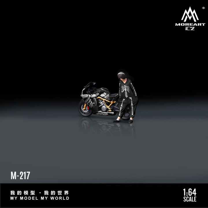 [Preorder] MoreArt 1:64 KTM1190 HUAGU DRAGON MOTORCYCLE DOLL MO222217