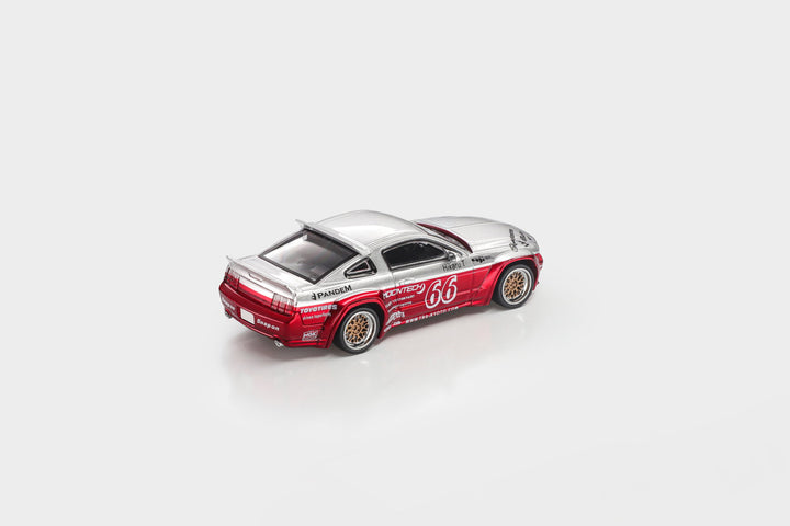 [Preorder] Model Model 1:64 Pandem Mustang Red Silver MM64-PM-004