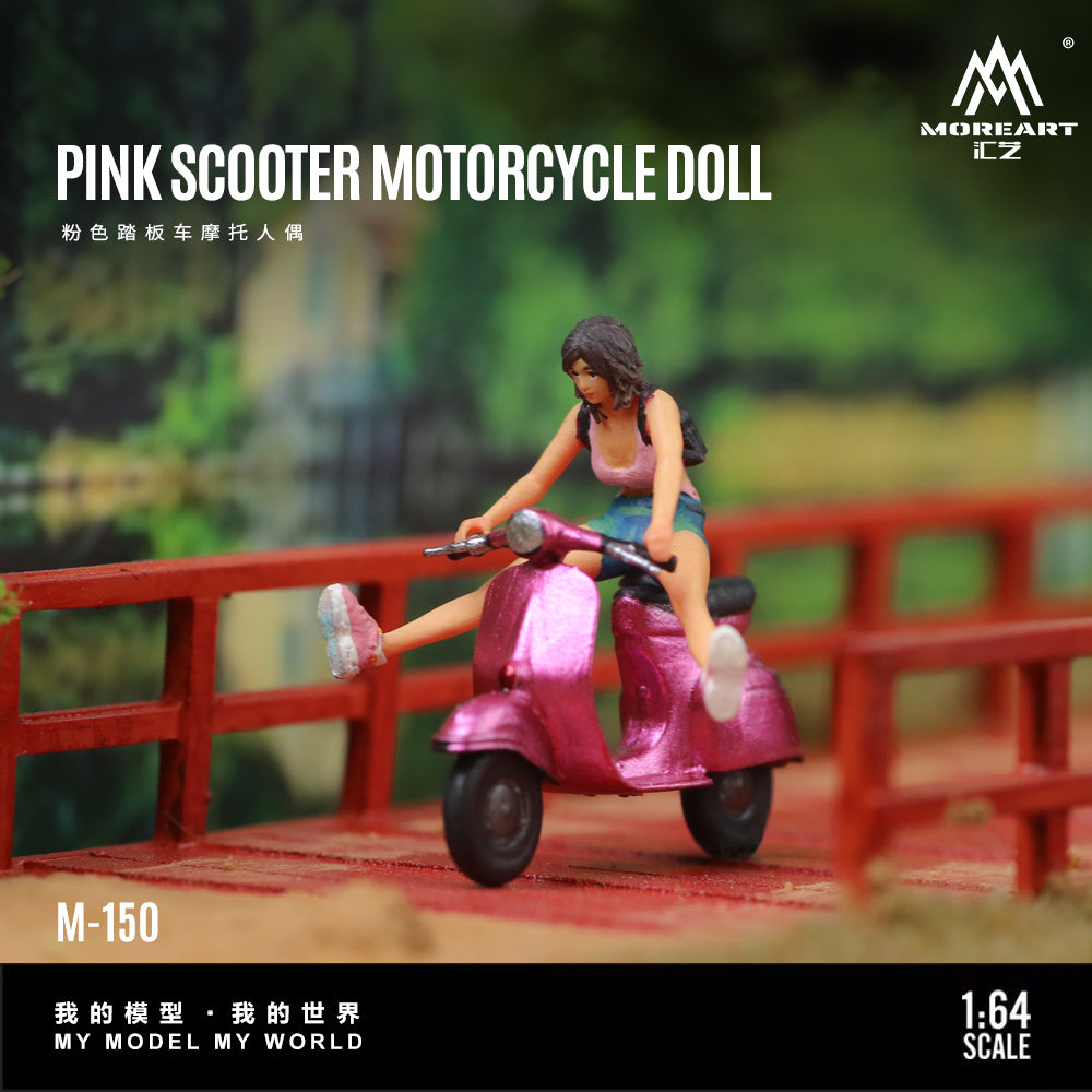 [Preorder] MoreArt 1:64 TWO TONE SCOOTER MOTORCYCLE DOLL (2 Colours)