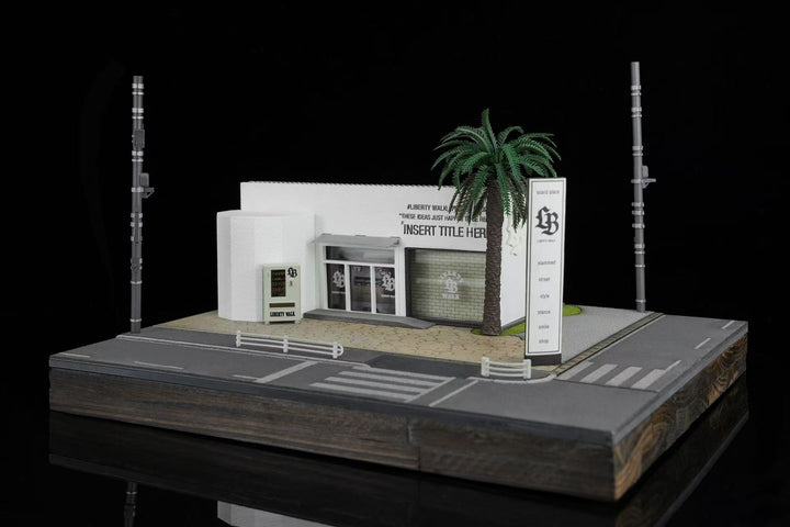 [Preorder] Motorhelix 1:64 Liberty Walk Nagoya HQStore Diorama No. 1 M90603