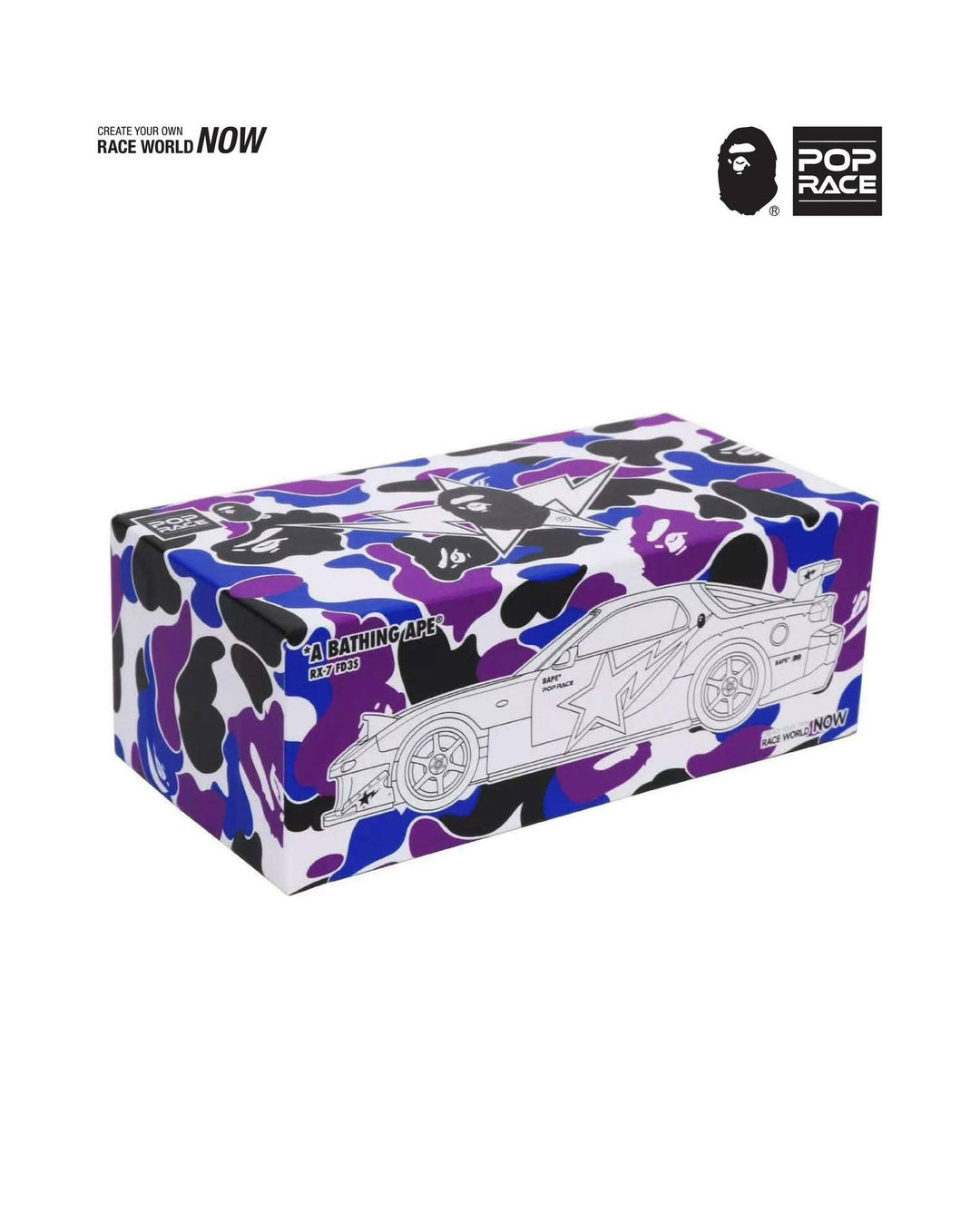 POPRACE x BAPE 1:64 Mazda RX-7 FD3S Re-Amemiya BAPE STORE Hong Kong 20th Anniversary Special Edition PR640493