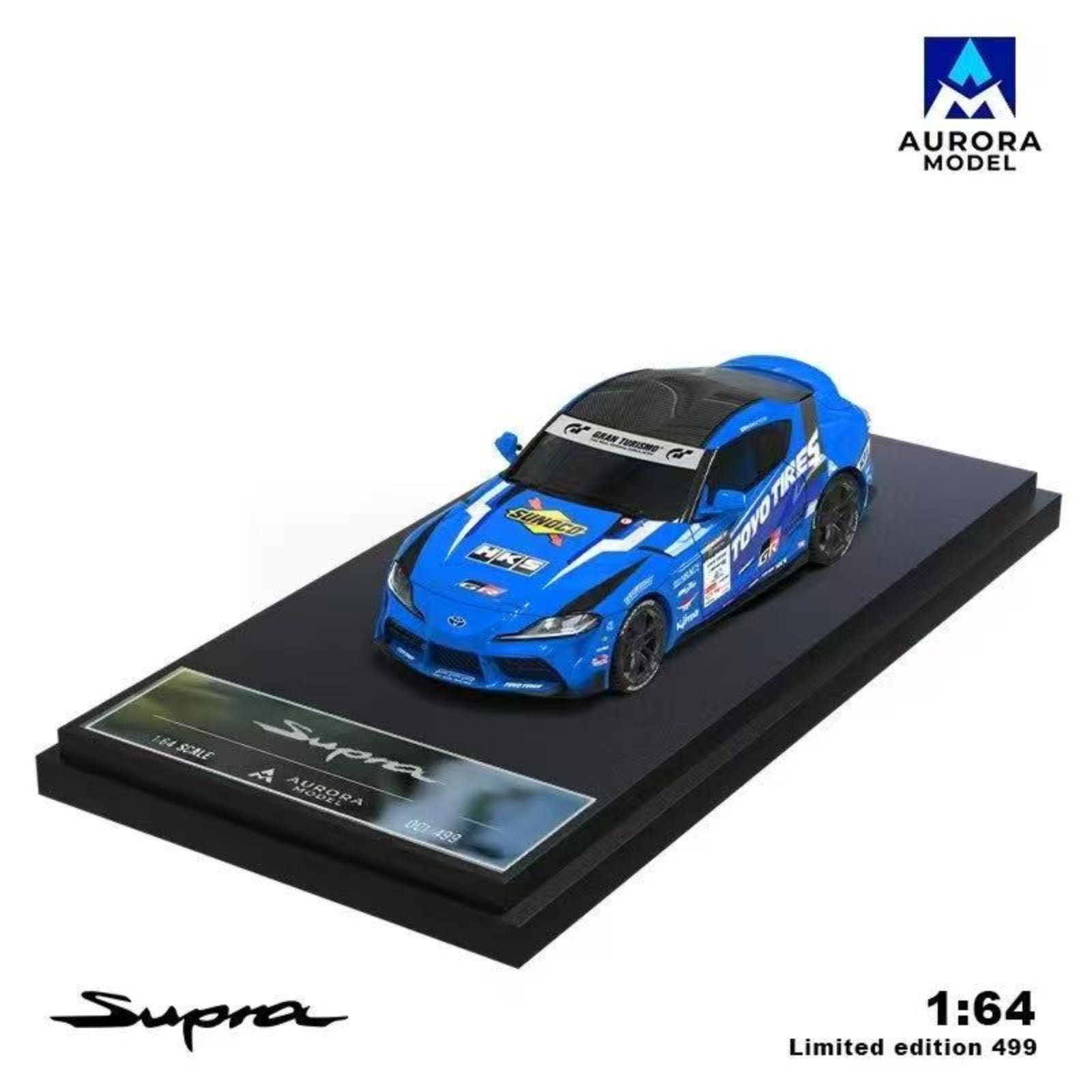 Preorder] Aurora Model 1:64 Toyota Supra A90 Oriental Tires D1GP