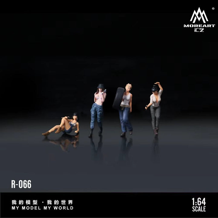 [Preorder] MoreArt 1:64 HAPPY FEMALE WORKER DOLL SET MO223066