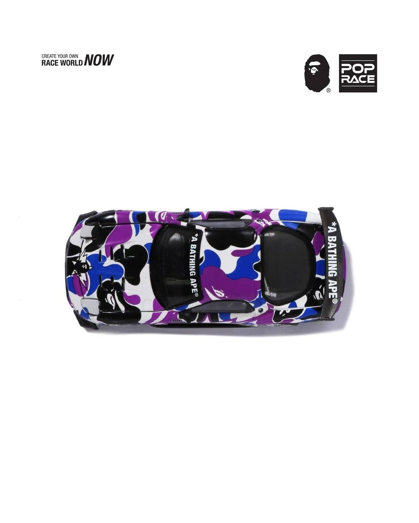 POPRACE x BAPE 1:64 Mazda RX-7 FD3S Re-Amemiya BAPE STORE Hong