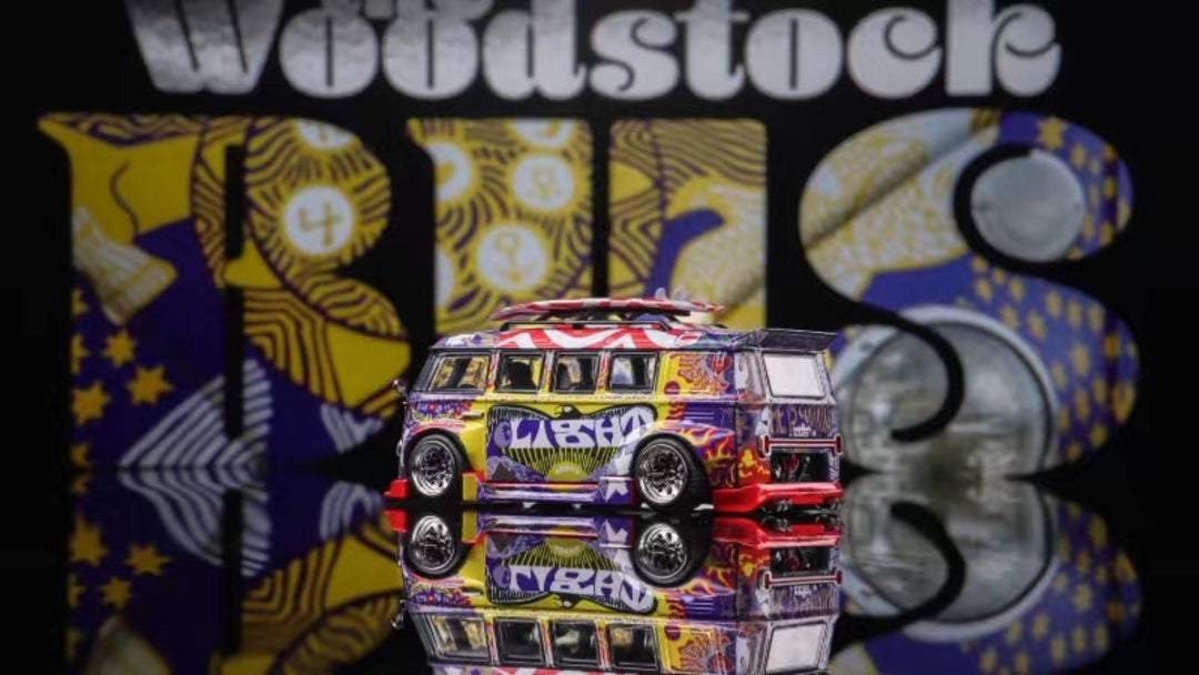 [Preorder] Liberty64 1:64 Volkswagen T1 Wide Body Livery 1969 Woodstock Festival