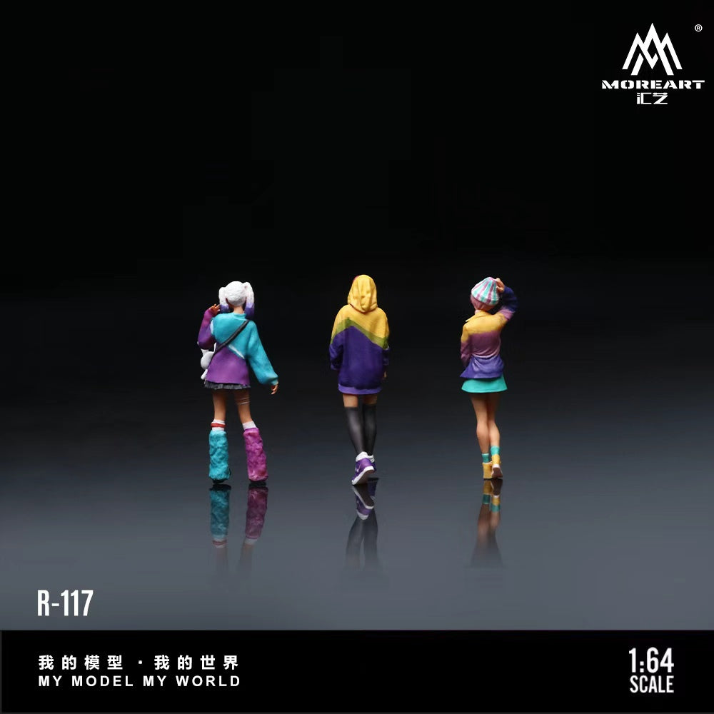 [Preorder] MoreArt 1:64 COLLECTIBLE GIRL FIGURE SET B MO223117