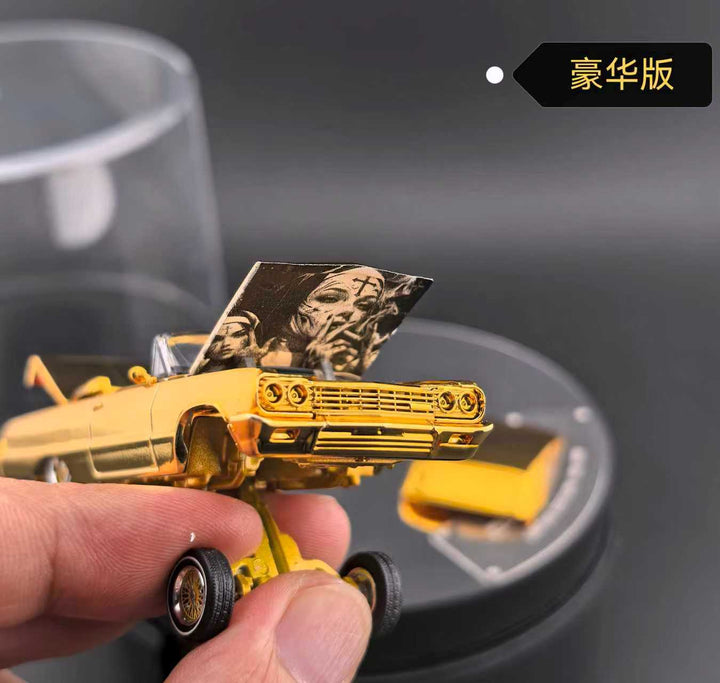 [Preorder] Fine Model 1:64 Chevrolet Impala West Coast Bouncing Cars (2 Versions)