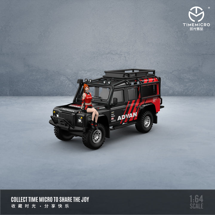 [Preorder] Time Micro 1:64 Land Rover Defender Advan (2 Versions)