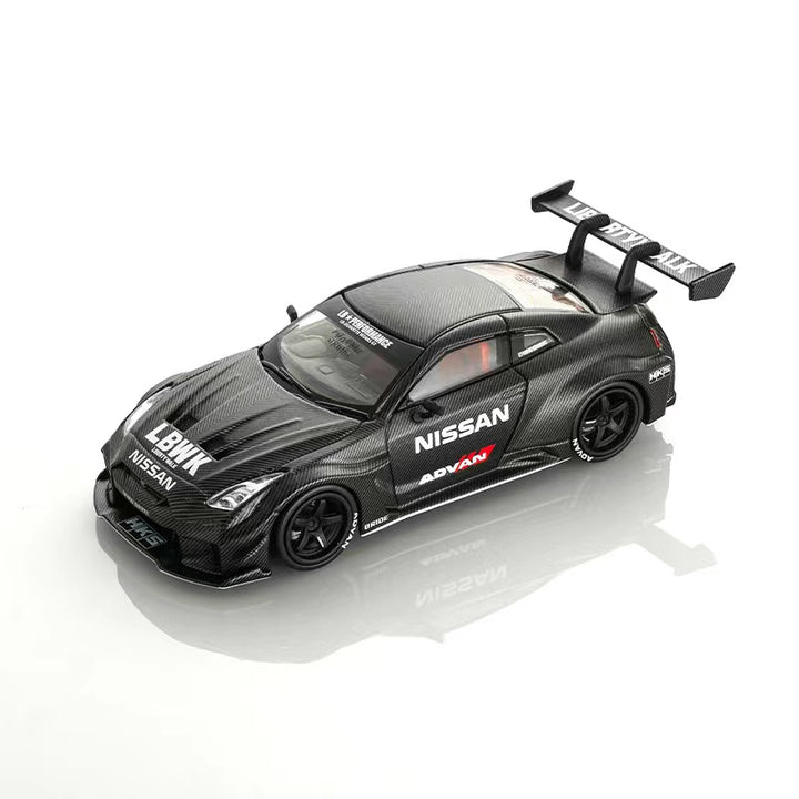 [Preorder] HappyCar 1:64 JDM LBWK GT-R35 Modified Version (2 Versions)