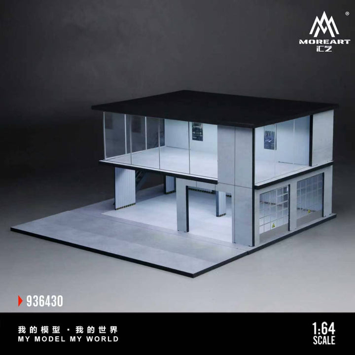 [Preorder] MoreArt 1:64 DOUBLE-DECK CAR EXHIBITION HALL MAINTENANCE ROOM MO936430