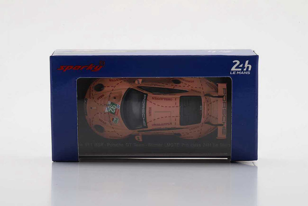 [Preorder] Spark 1:64 PORSCHE 911 RSR NO.92 Pink Pig Y122
