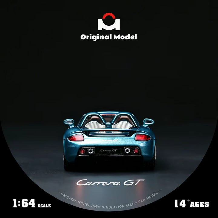 [Preorder] Original Model 1:64 Porsche Carrera GT Metallic Lake Blue OM645914
