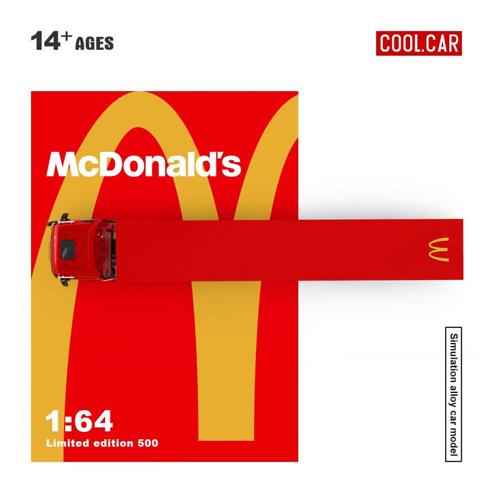 [Preorder] Cool Car 1:64 Mercedes Benz Actros Contrainer Truck McDonald's livery CC646736