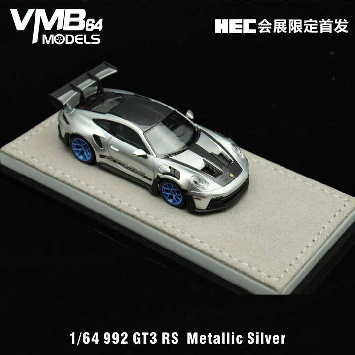 [Preorder] VMB 1:64 992 GT3 RS Metallic Silver