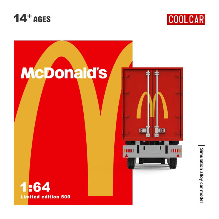[Preorder] Cool Car 1:64 Mercedes Benz Actros Contrainer Truck McDonald's livery CC646736