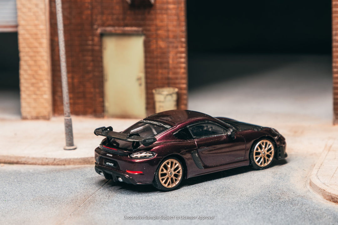 [Preorder] Tarmac Works 1:64 Porsche Cayman GT4RS Amethyst Metallic T64S-022-PM